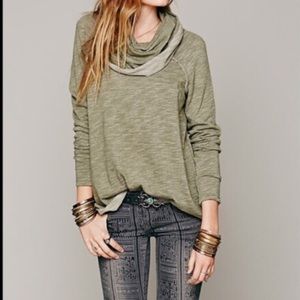 Free people cowl neck sweater